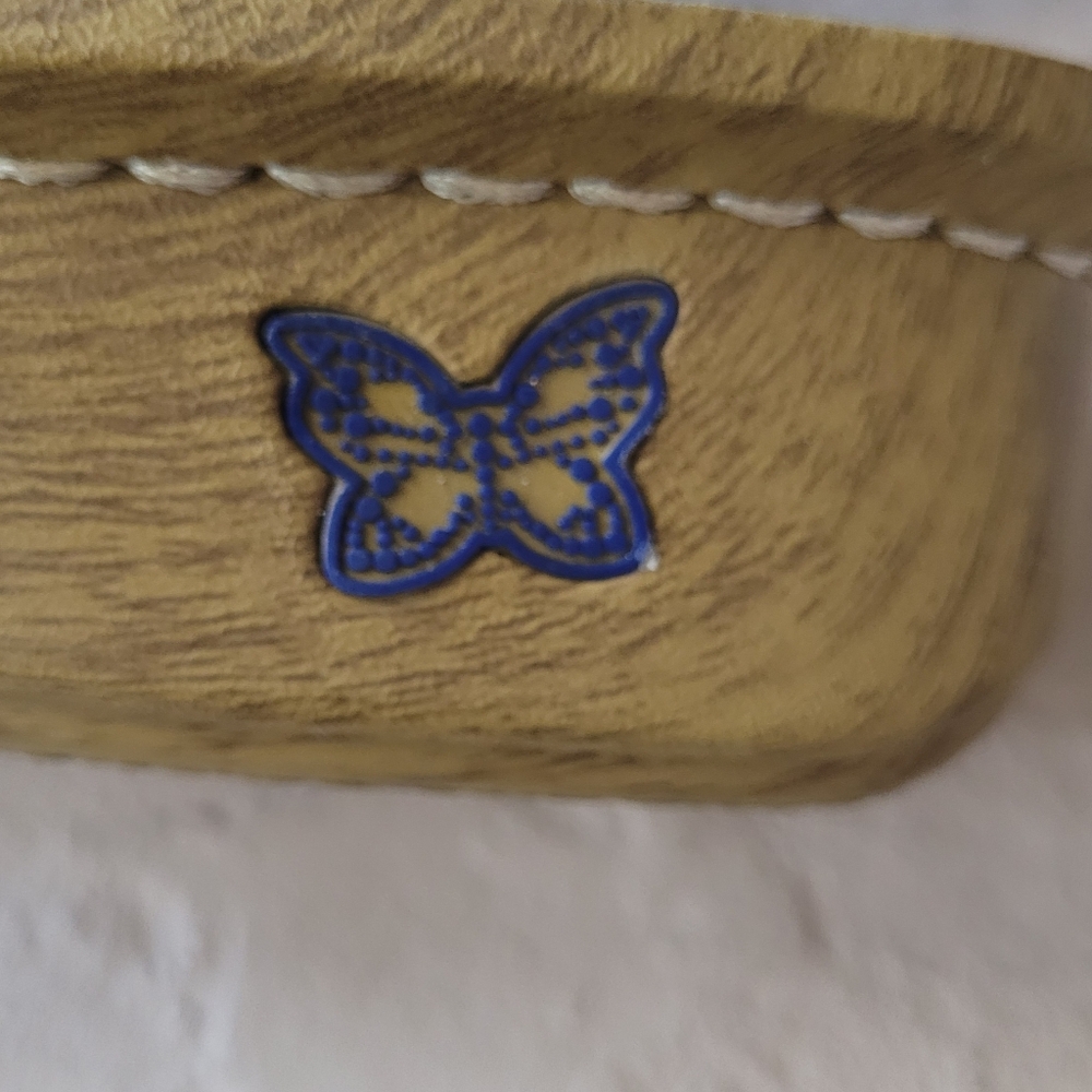 Alegria Kendra "Birdland" Blue Leather Hummingbird Mosaic Sandals EU 37/US 7-7.5 - Picture 8 of 8